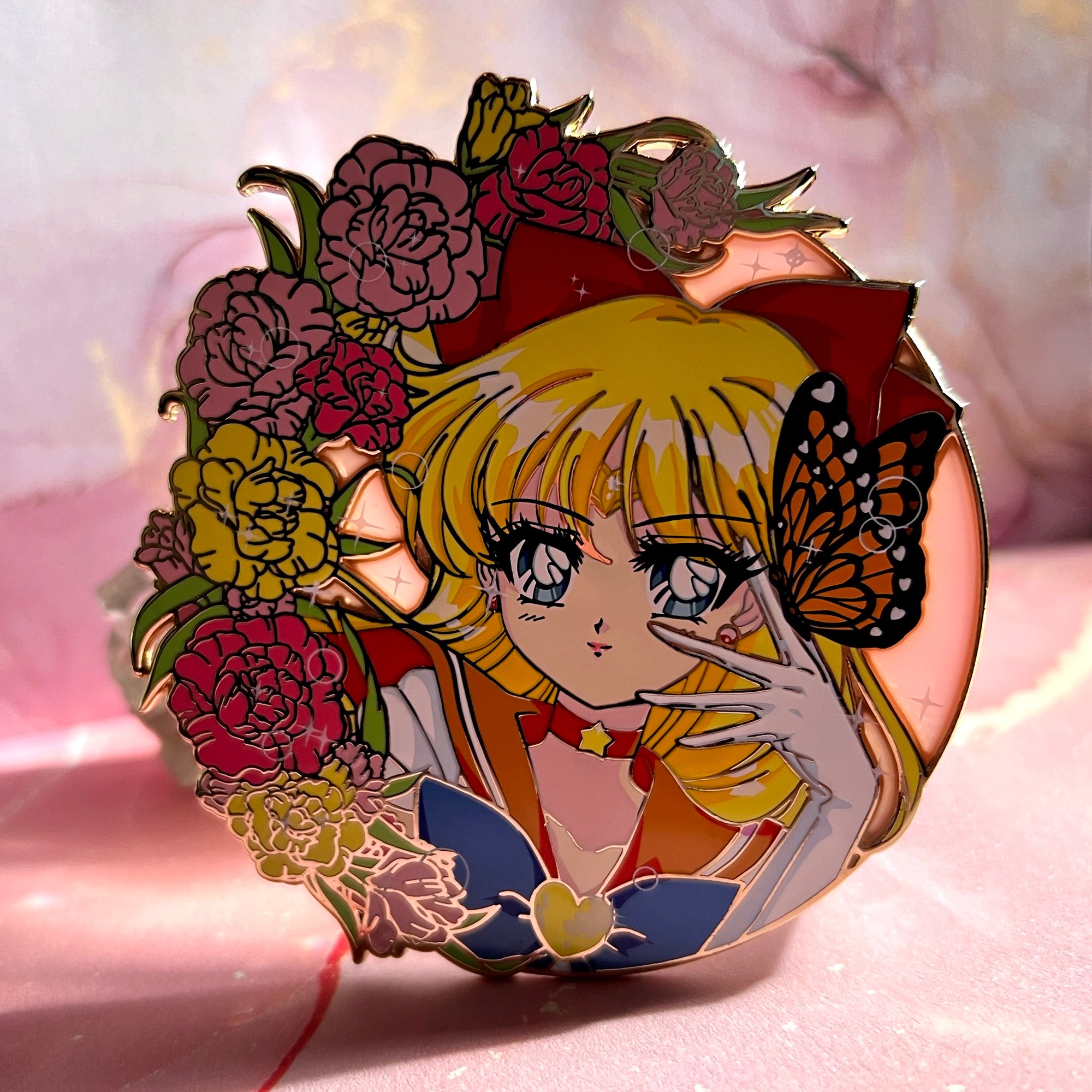 Sailor Moon Fantasy Pin Sailor selling Venus CLA pin Gurdian Celestes Goddess of Love